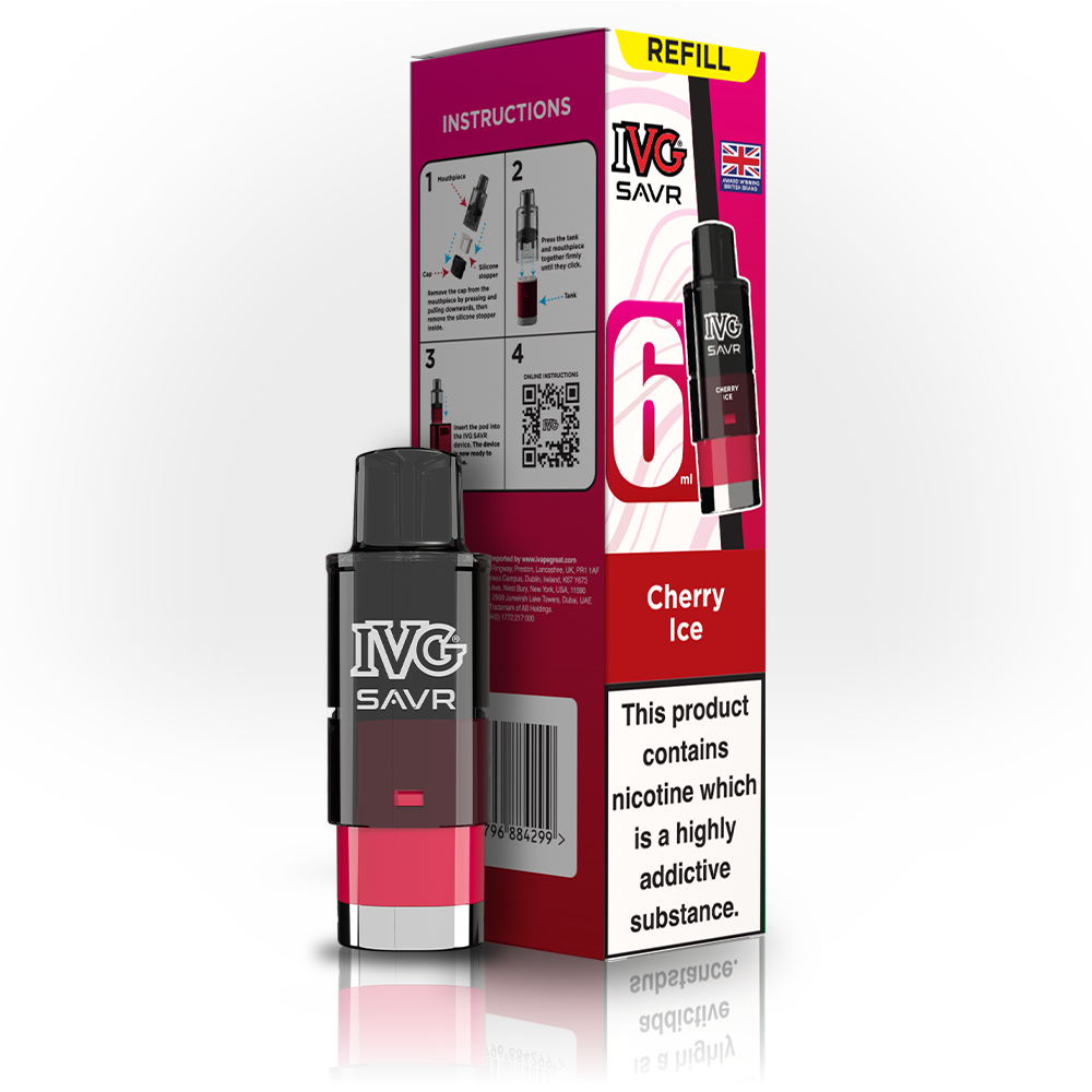 IVG SAVR Pre-filled Replacement Pods - 20mg