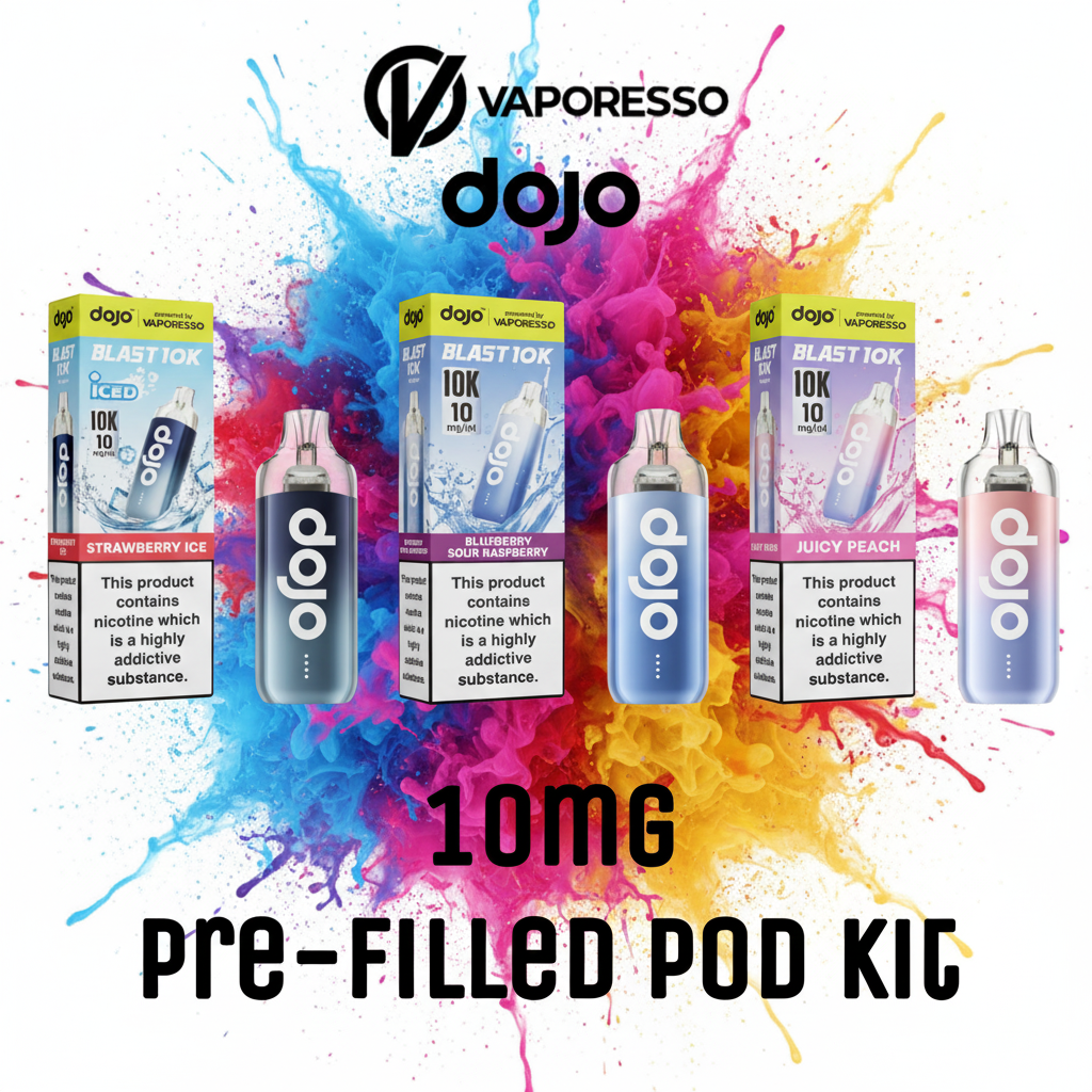 DOJO BLAST 10K Pre-Filled Pod Kit - 10mg