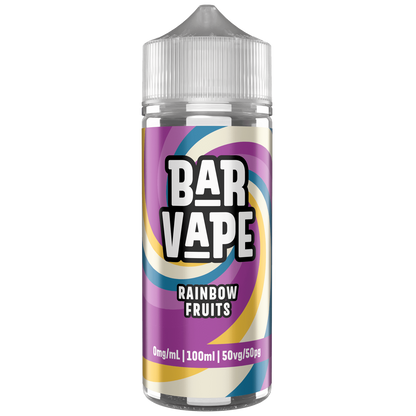 Bar Vape 50/50 100ml Shortfill E-liquid Zero Nicotine 0mg - Various Flavours