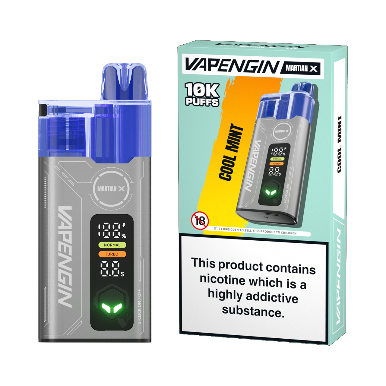 Vapengin Martian X 10k Big Puff Pre-Filled Pod Kit