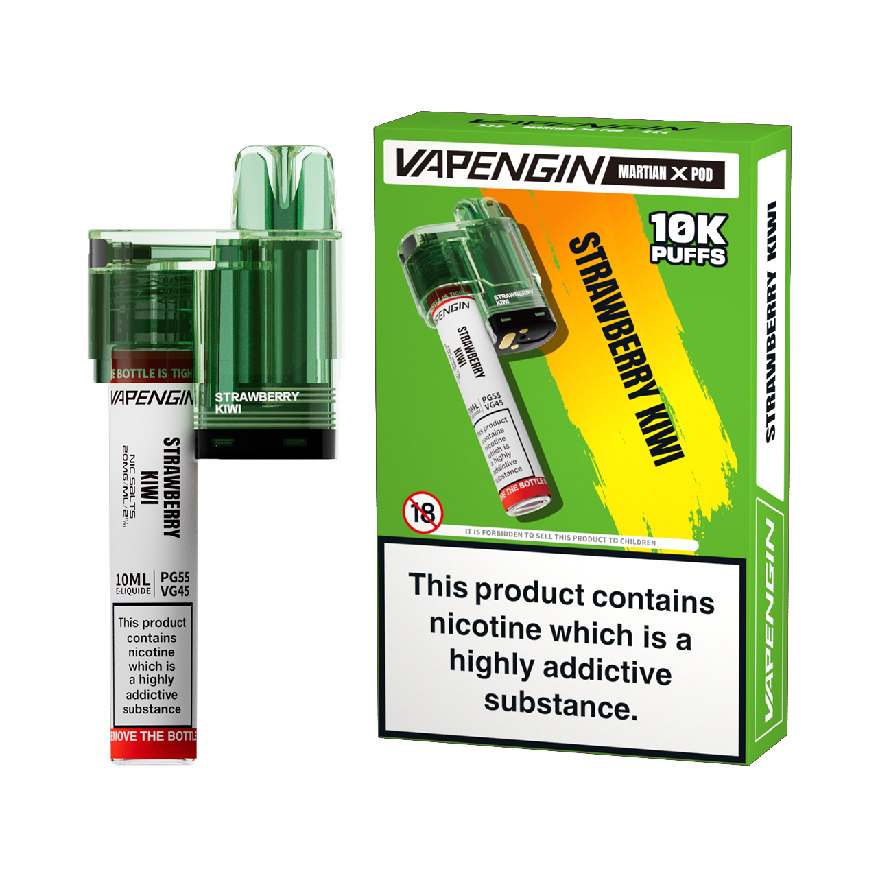Vapengin Martian X 10k Puff Pre-filled Disposable Pods - 2ml + 10ml