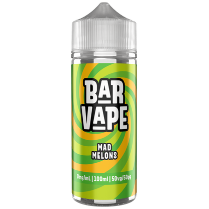 Bar Vape 50/50 100ml Shortfill E-liquid Zero Nicotine 0mg - Various Flavours