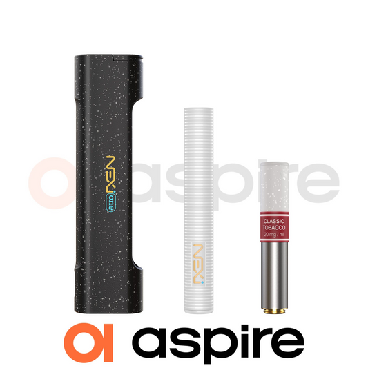 Aspire Nexi One Cigalike Pod Kit + Power Bank 400mAh Charging Dock 60mAh Device 20mg - Classic Tobacco Pod Included