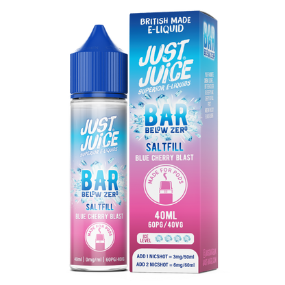 Just Juice Bar Below Zero 40ml 60/40 PG/VG Saltfill/Shortfill - 0mg
