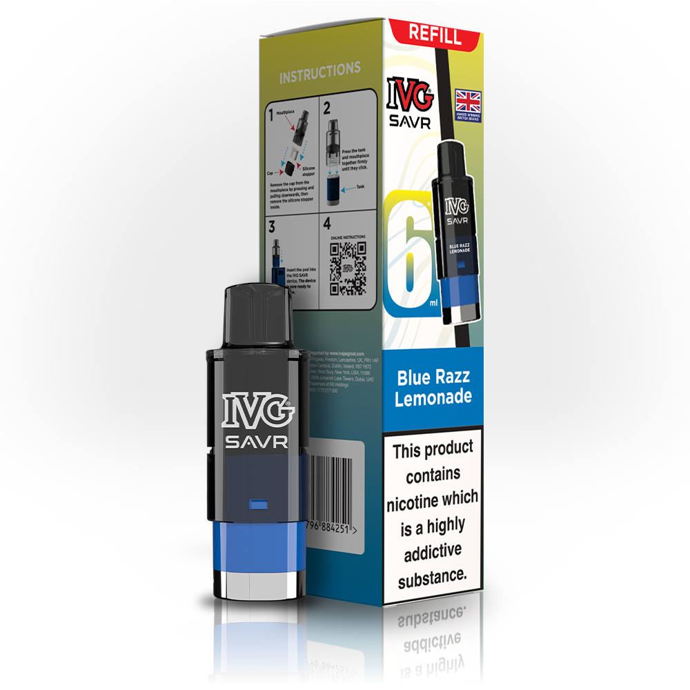 IVG SAVR Pre-filled Replacement Pods - 20mg