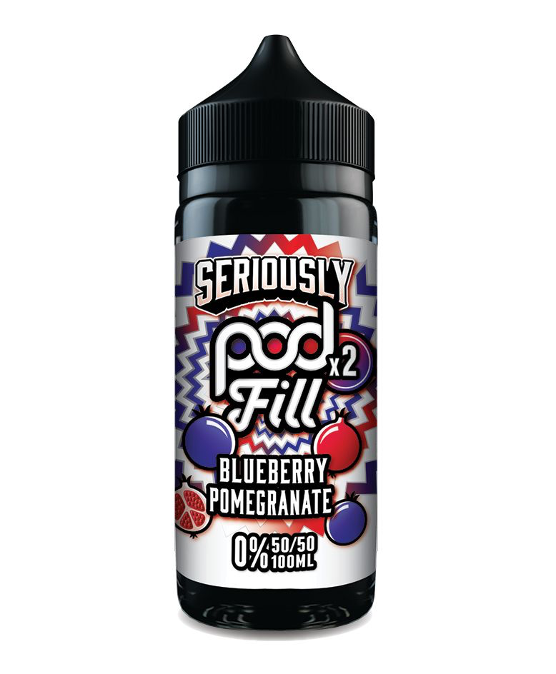 Seriously Pod Fill X2 50/50 VG/PG 100ml Shortfill E-liquid Zero Nic 0mg - Various Flavours