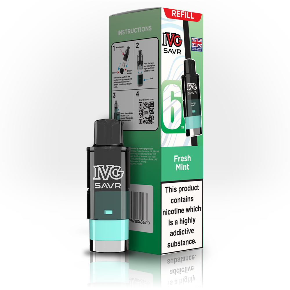 IVG SAVR Pre-filled Replacement Pods - 20mg