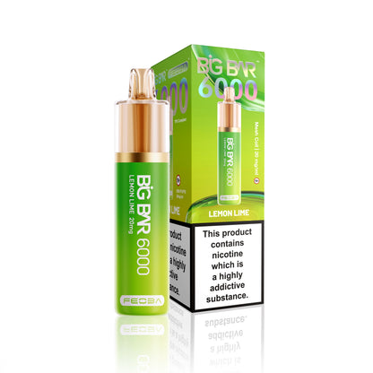 *Clearance Discount! FEOBA Big Bar 6000 Disposable Nicotine Salt BIG PUFF Vape Kit - 20mg