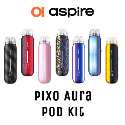 Aspire PIXO AURA Pod Vape Kit 1300mAh - 30W