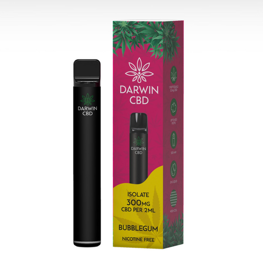 Darwin CBD Isolate Pre-Filled Pod Vape Kit 500mAh - 300mg CBD