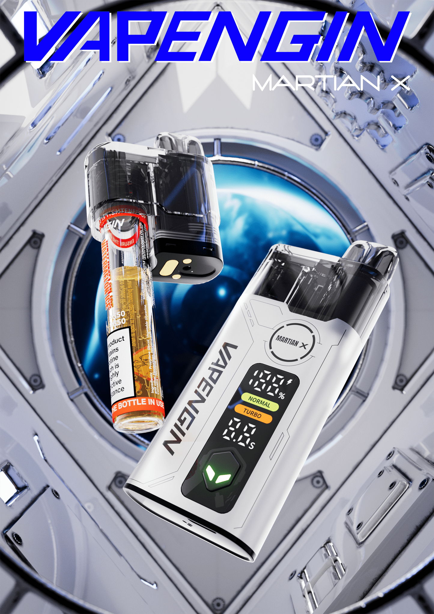 Vapengin Martian X 10k Big Puff Pre-Filled Pod Kit