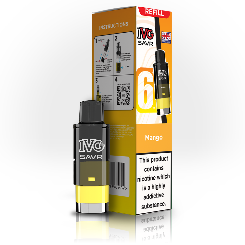 IVG SAVR Pre-filled Replacement Pods - 20mg