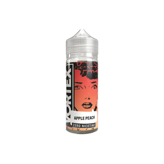 VORTEX 50/50 100ml Shortfill E-liquid Zero Nicotine 0mg - APPLE PEACH