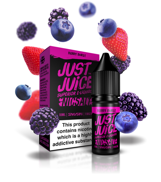 Just Juice Nic Salts 10ml 11mg / 20mg - BERRY BUSRT