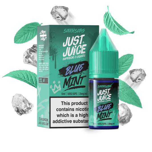Just Juice Mint Series Nic Salts 10ml 5mg / 10mg / 20mg - BLUE MINT