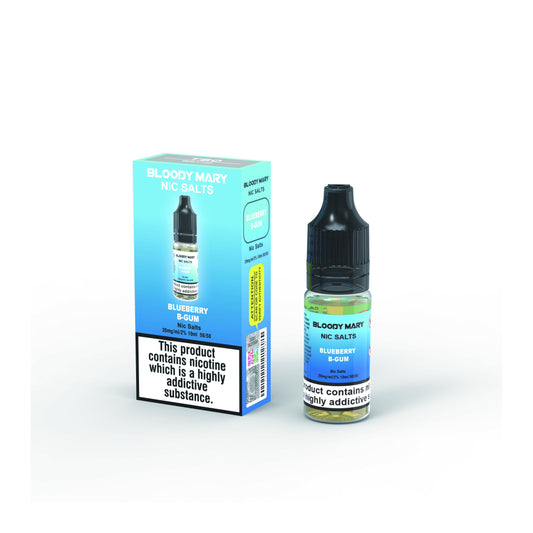 Bloody Mary BM5000 10ml Nic Salt E-liquid 10mg/20mg - BLUEBERRY BUBBLEGUM