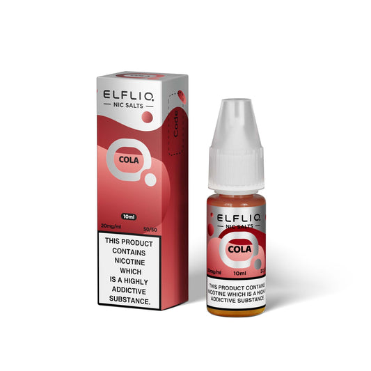 Elfliq COLA 10ml Elfbar Nicotine Salts E-Liquid 5mg / 10mg / 20mg Nic Salt