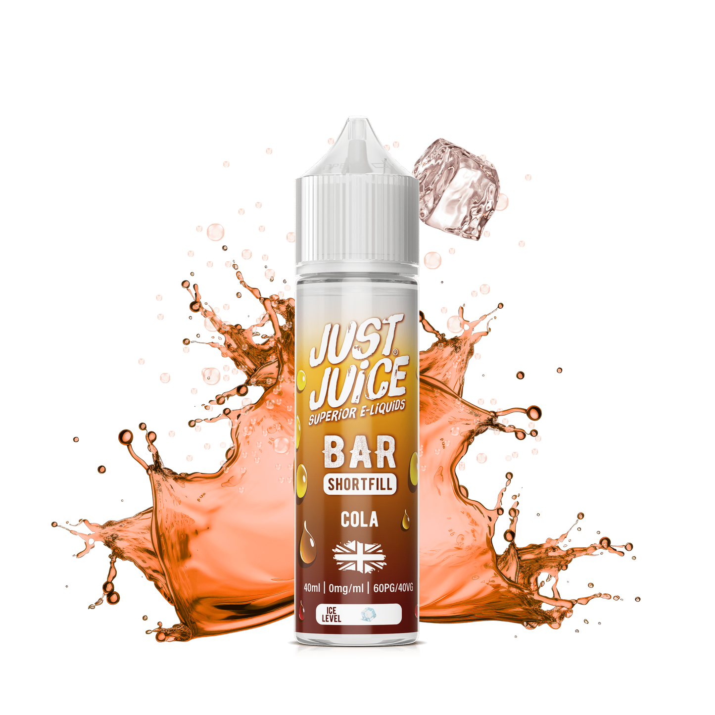 Just Juice 40/60 40ml Bar Pod Shortfill E-liquid Zero Nic 0mg - COLA