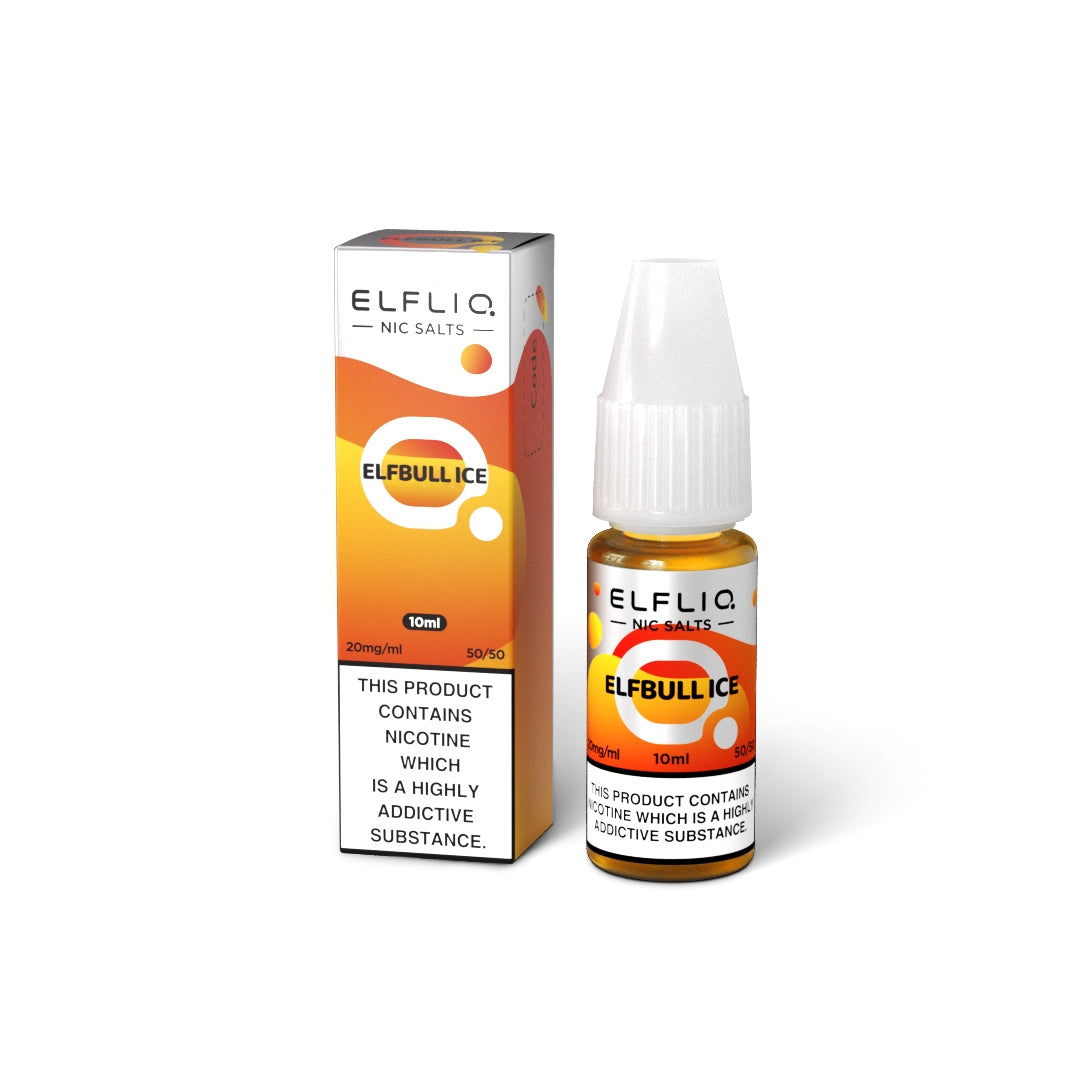 Elfliq ELFBULL ICE 10ml Elfbar Nicotine Salts E-Liquid 5mg / 10mg / 20mg Nic Salt