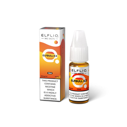 Elfliq ELFBULL ICE 10ml Elfbar Nicotine Salts E-Liquid 5mg / 10mg / 20mg Nic Salt