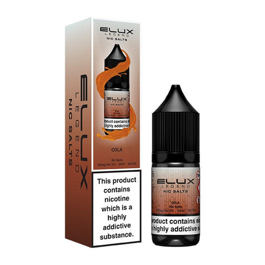 Elux Legend 10ml Nicotine Salt E-Liquid COLA 10mg / 20mg Nic Salts