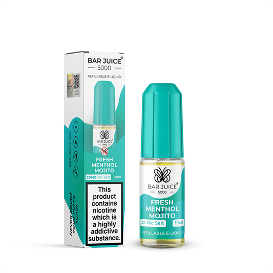 Bar Juice 5000 Nic Salt 10ml Nicotine Salt E-Liquid - FRESH MENTHOL MOJITO