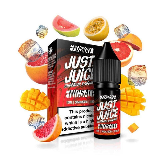 Just Juice Nic Salts 10ml 11mg / 20mg - FUSIONS MANGO & BLOOD ORANGE ON ICE