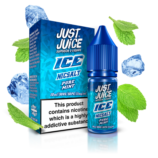Just Juice Ice Nic Salts 10ml 11mg / 20mg - PURE MINT (ICE)