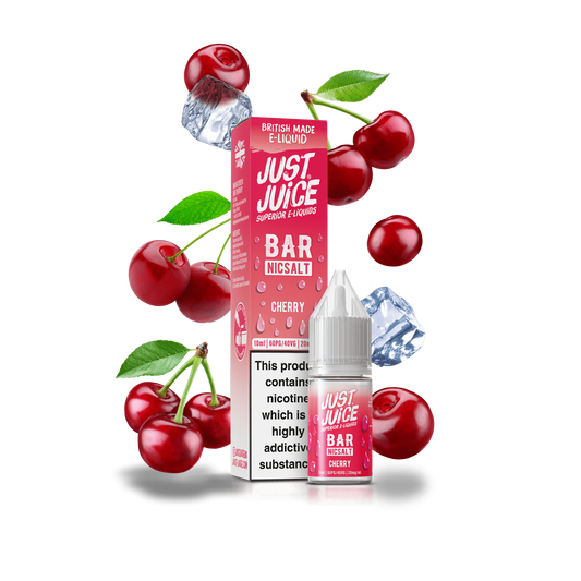 Just Juice Bar Range Nic Salts 10ml 5mg / 10mg / 20mg - CHERRY