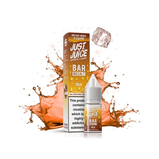 Just Juice Bar Range Nic Salts 10ml 5mg / 10mg / 20mg - COLA