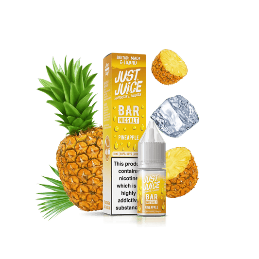 Just Juice Bar Range Nic Salts 10ml 5mg / 10mg / 20mg - PINEAPPLE