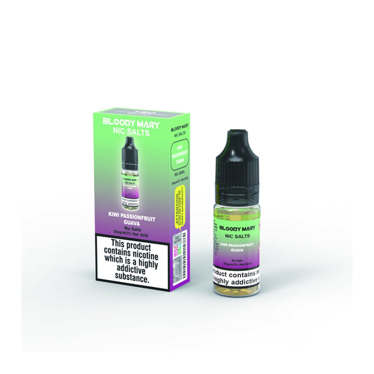 Bloody Mary BM5000 10ml Nic Salt E-liquid 10mg/20mg - KIWI PASSION FRUIT GUAVA