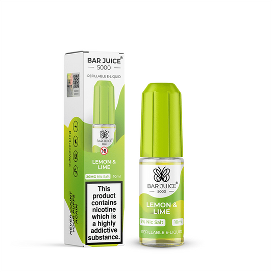 Bar Juice 5000 Nic Salt 10ml Nicotine Salt E-Liquid - LEMON & LIME