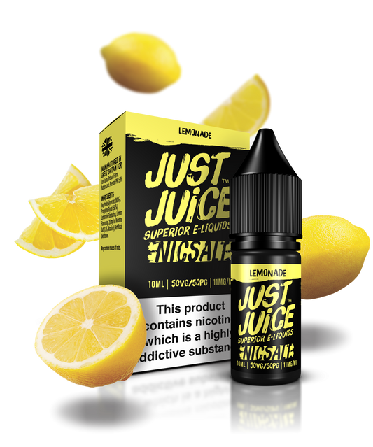 Just Juice Nic Salts 10ml 11mg / 20mg - LEMONADE