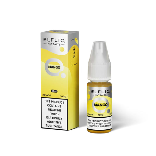 Elfliq MANGO 10ml Elfbar Nicotine Salts E-Liquid 5mg / 10mg / 20mg Nic Salt