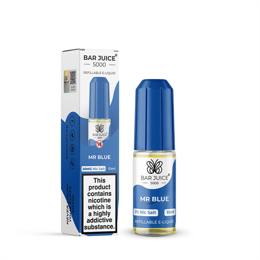 Bar Juice 5000 Nic Salt 10ml Nicotine Salt E-Liquid - MR BLUE