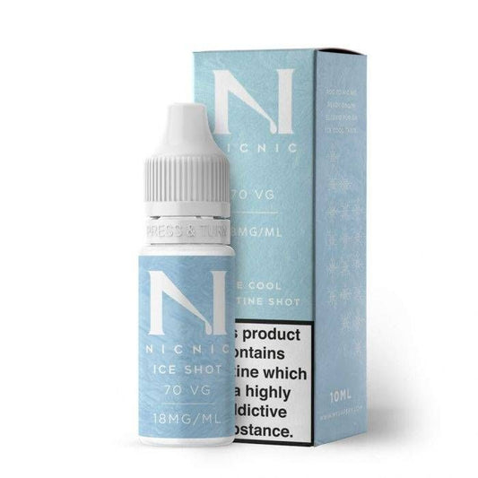NicNic 10ml Nicotine ICE Shot - 18mg