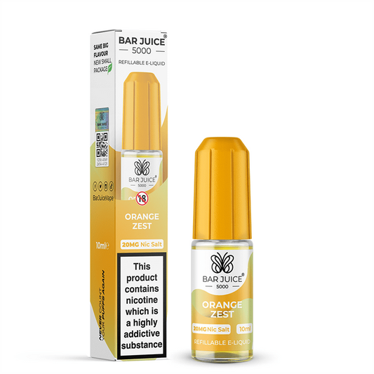 Bar Juice 5000 Nic Salt 10ml Nicotine Salt E-Liquid - ORANGE ZEST