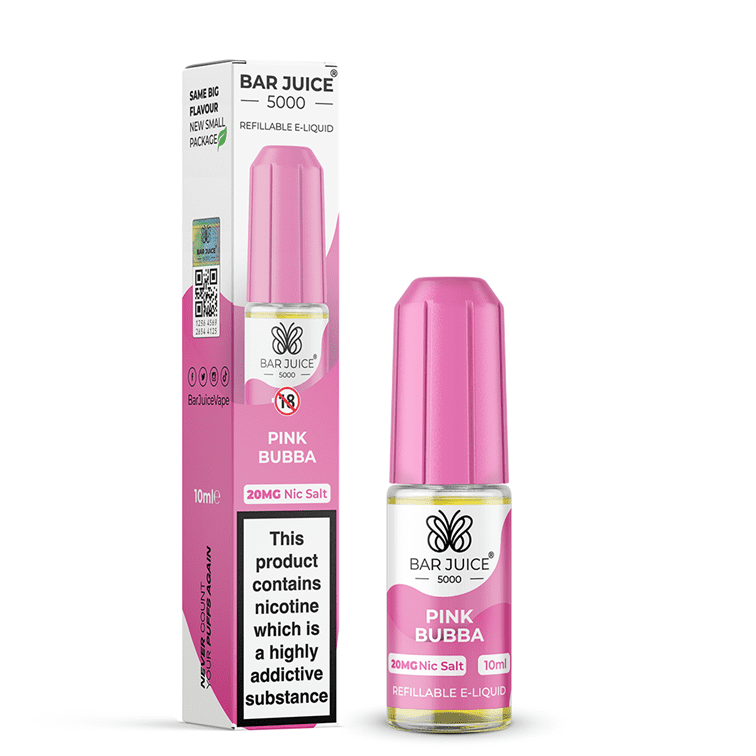 Bar Juice 5000 Nic Salt 10ml Nicotine Salt E-Liquid - PINK BUBBA