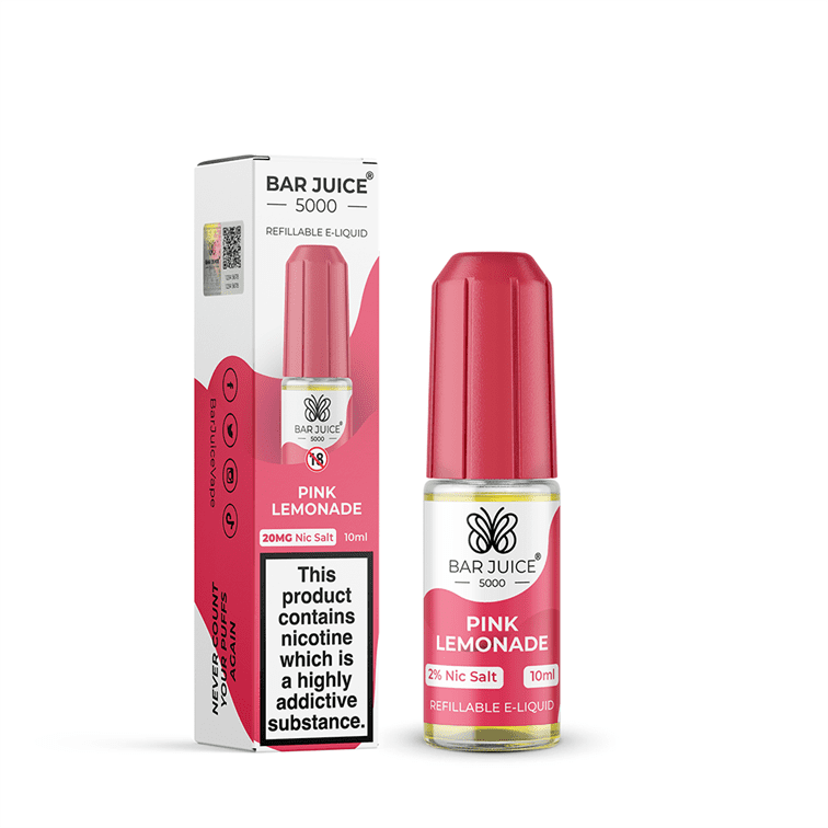 Bar Juice 5000 Nic Salt 10ml Nicotine Salt E-Liquid - PINK LEMONADE