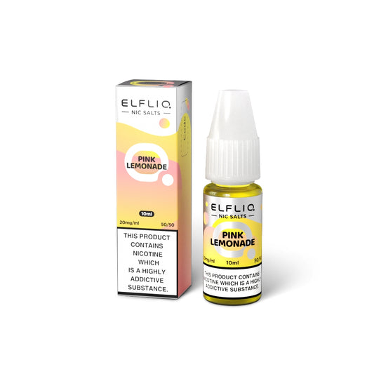 Elfliq PINK LEMONADE 10ml Elfbar Nicotine Salts E-Liquid 5mg / 10mg / 20mg Nic Salt