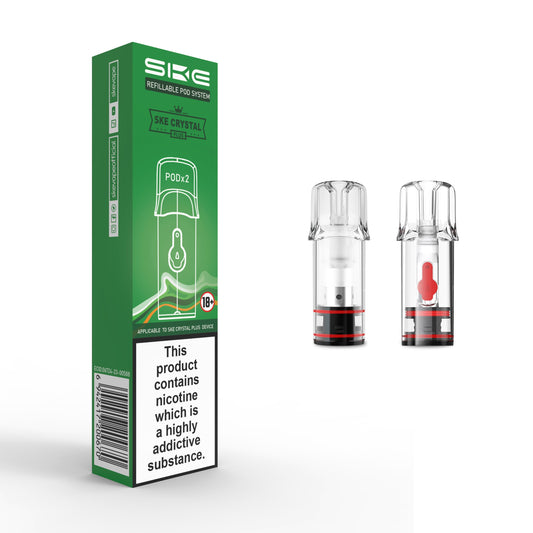 SKE - Crystal PLUS Replacement Pods 1.1 Ohm - Pack of 2