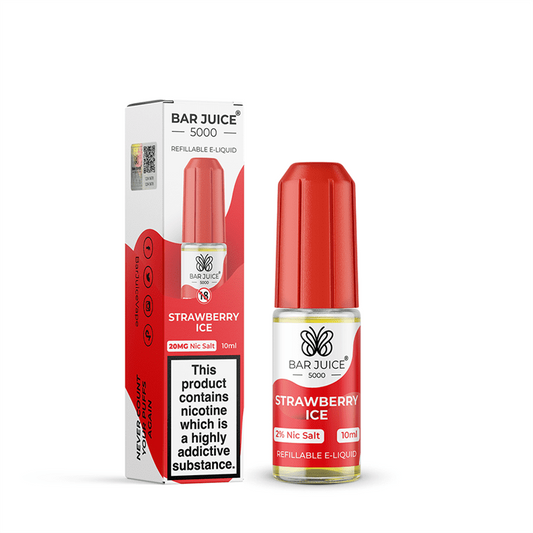 Bar Juice 5000 Nic Salt 10ml Nicotine Salt E-Liquid - STRAWBERRY ICE