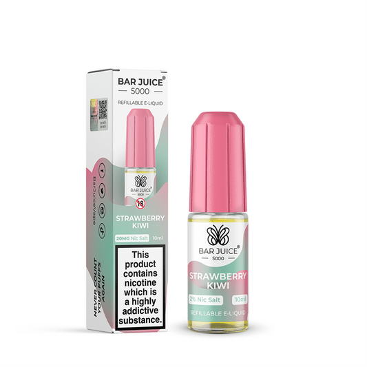 Bar Juice 5000 Nic Salt 10ml Nicotine Salt E-Liquid - STRAWBERRY KIWI