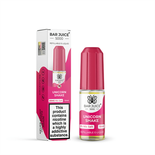 Bar Juice 5000 Nic Salt 10ml Nicotine Salt E-Liquid - UNICORN SHAKE