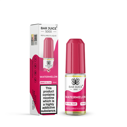 Bar Juice 5000 Nic Salt 10ml Nicotine Salt E-Liquid - WATERMELON
