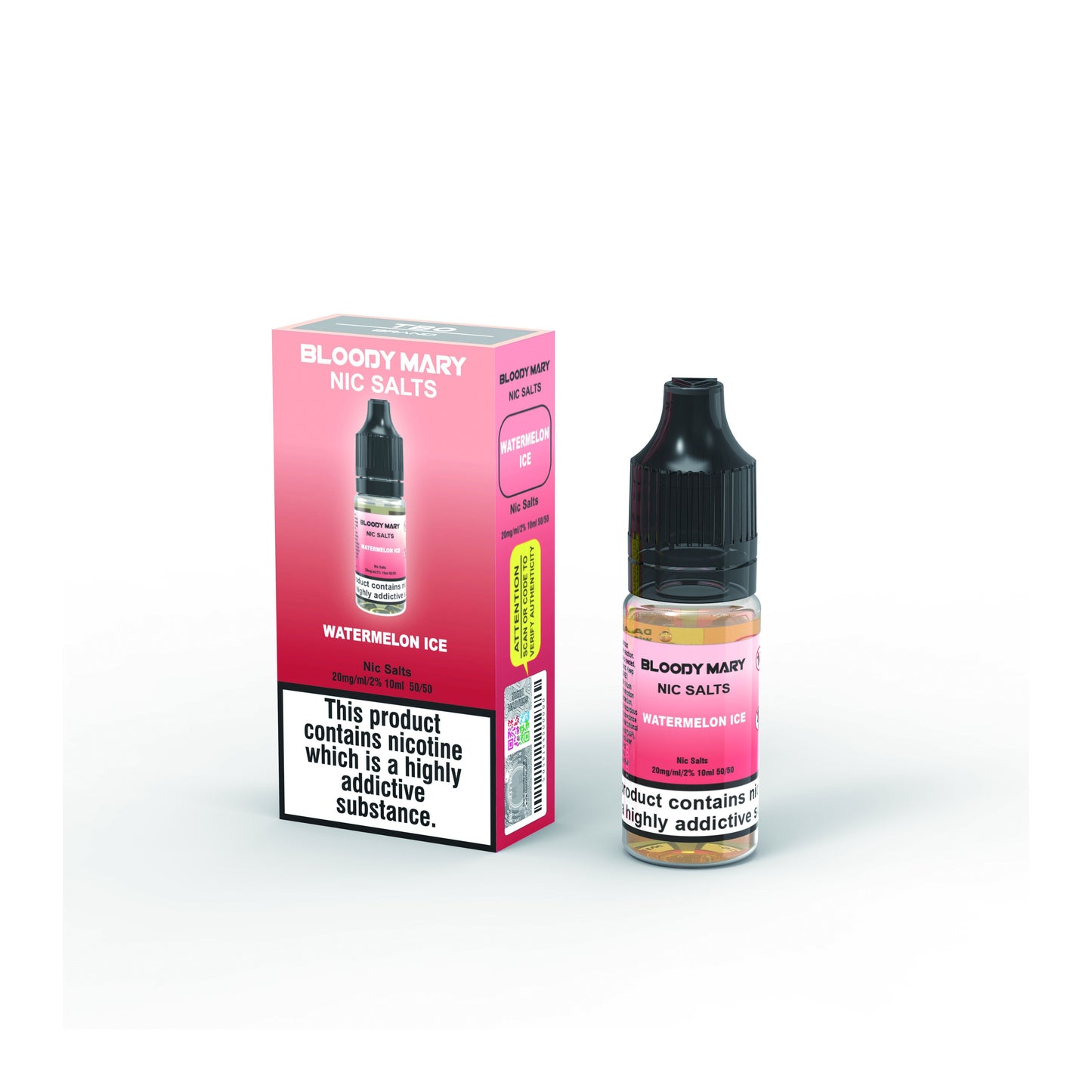 Bloody Mary BM5000 10ml Nic Salt E-liquid 10mg/20mg - WATERMELON ICE